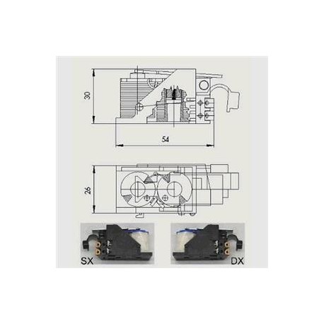BOBINE CISA 07118 TENSIONE 12V PER SERRATURA ELETTRICA