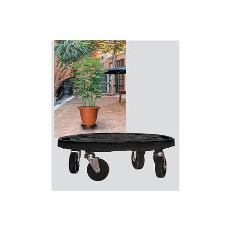 CARRELLO PORTAVASO POLIPROPILENE TONDO diam.40cm. 4187204