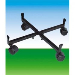 CARRELLO PER FIORI CON ROTELLE regolabile c/4 ruote 4187063