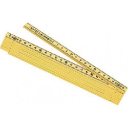 DOPPIMETRI 2METRI FIBRA DI VETRO 10 STECCHE METRICA 0024K