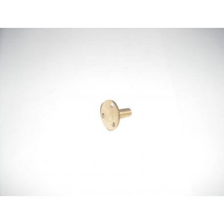 piastra ferro con 3 fori con perno filettato 8MA 9.0140