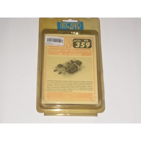 kit didattico elettronico TELECOMANDO I.R. A 2CANALI (TRASMETT.) Else Kit RS359