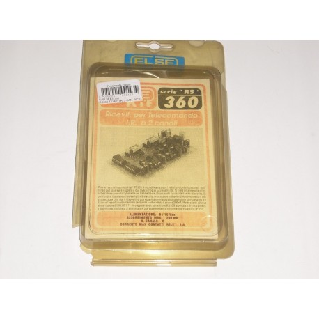 kit didattico elettronico TELECOMANDO I.R. A 2CANALI (RICEV.) Else Kit RS360