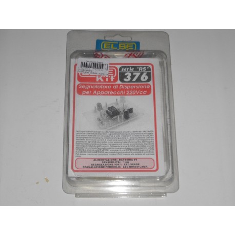 kit didattico elettronico SEGNALATORE DISPERSIONE PER APP.230V. Else Kit RS376