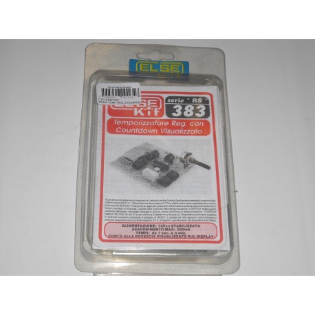 kit didattico elettronico TEMPORIZ.REG. C/COUNTDOWN VISUALIZZATO Else Kit RS383