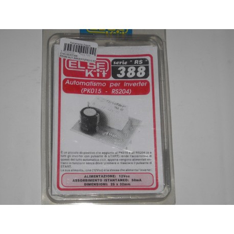 kit didattico elettronico AUTOMATISMO X INVERTER(PK015-RS204) Else Kit RS388