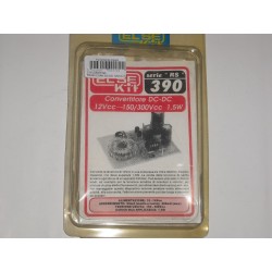 kit didattico elettronico CONVERTITORE DC-DC 12VCC-150/300VCC1,5W Else Kit RS390