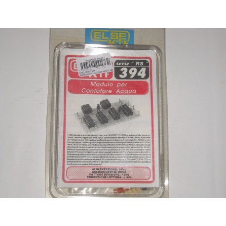 kit didattico elettronico CONTATORE ACQUA MOD.FUNZIONAMENTO Else Kit RS394