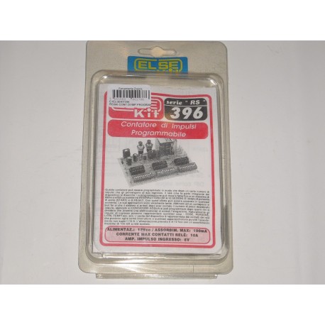 kit didattico elettronico CONTATORE DI IMPULSI PROGRAMMABILE Else Kit RS396