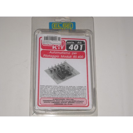kit didattico elettronico AUTOMATISMO X PILOTAGGIO MOD.RS400 Else Kit RS401
