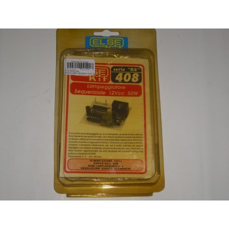 kit didattico elettronico LAMPEGGIATORE SEQUENZIALE 12VCC/50W Else Kit RS408
