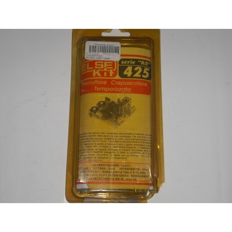 kit didattico elettronico INTERR.CREPUSCOLARE TEMP. Else Kit RS425