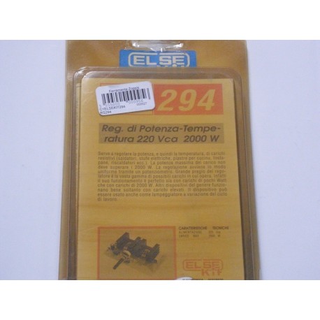 kit didattico elettronico REGOLATORE POT.2000W Else Kit RS294