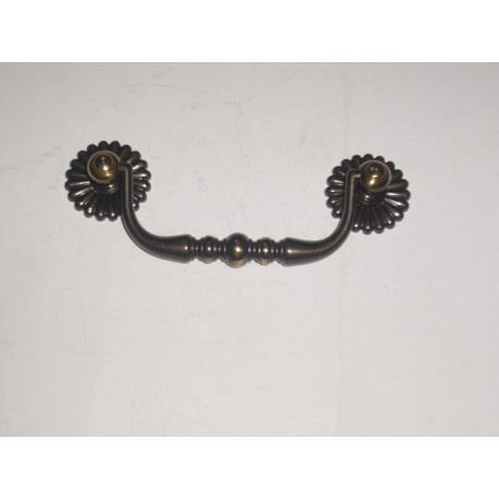 maniglia per mobile ottone bronzato interasse 100mm. 443/100B