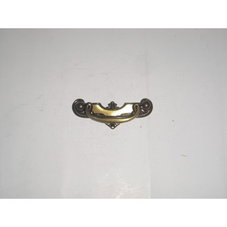 maniglia per mobile ottone bronzato interasse 56mm. A111900/C