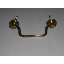 maniglia per mobile ottone lucido interasse 96MM. A112020/B 