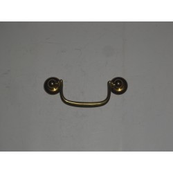 maniglia per mobile ottone lucido interasse 64mm. 09.11960B0005