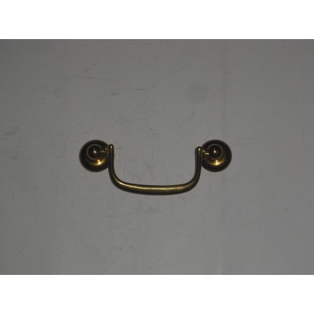 maniglia per mobile ottone lucido interasse 64mm. 09.11960B0005