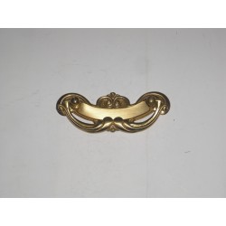 maniglia per mobile ottone lucido interasse 76mm. A19/1217B