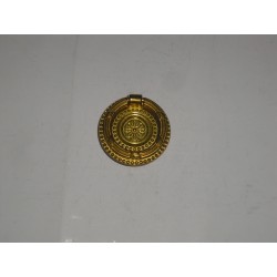 maniglia per mobile ottone lucido diam.45mm. A1670/45