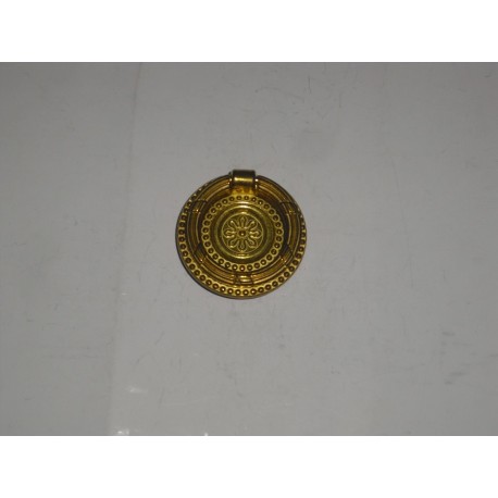 maniglia per mobile ottone lucido diam.45mm. A1670/45