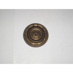 maniglia per mobile ottone bronzato diam.60mm. A1640/60BA