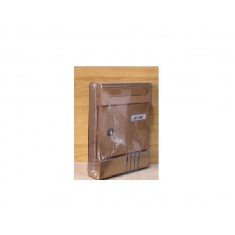 cassetta posta postale esterno in alluminio bronzo anod. mm.290x204x70 9243012