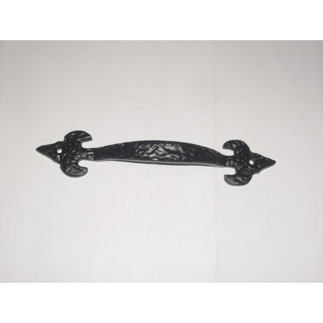 maniglia per mobile ferro battuto nero 140mm. 3.2630