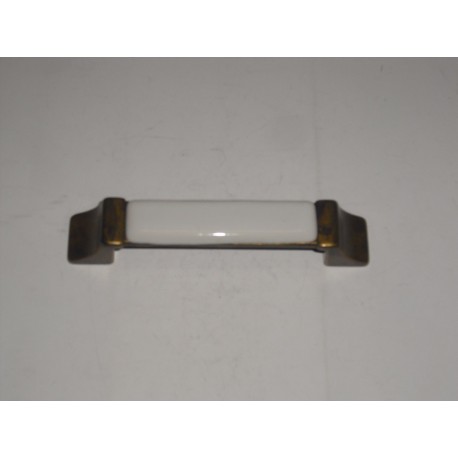maniglia per mobile liberty ceramica bronzato 96mm. LIB B.CO BR