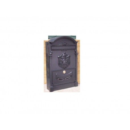cassetta posta postale esterno alluminio pesante nera mm.410x260x90 9275165