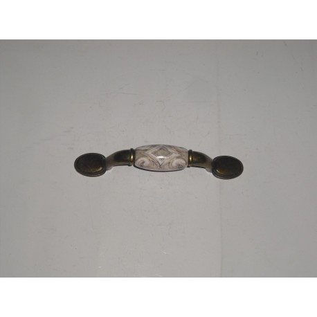 maniglia per mobile evi ceramica bronzato 76mm. EVI 232 BR