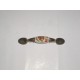 maniglia per mobile fiore ceramica bronzato 74mm. 326020099
