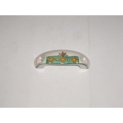 maniglia per mobile ceramica dipinta a mano 64mm. 0013