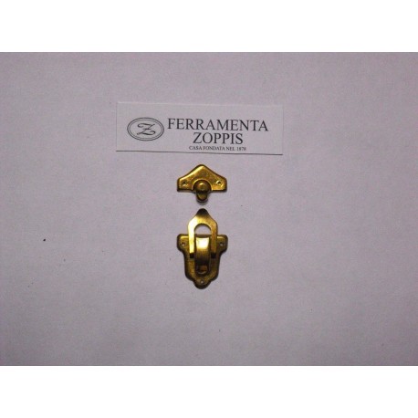chiusura a scatto in ottone 42x26mm. 9600/42