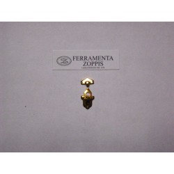 chiusura a scatto in ottone 26x17mm. 9600/26
