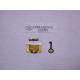 serratura per cofanetti 40mm. in ottone con chiave 01M28OT4604O