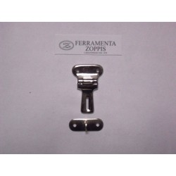 chiusura a leva con portalucchetto 60x40mm. 1316