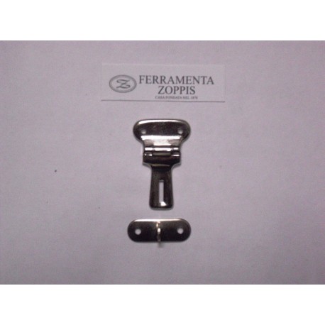 chiusura a leva con portalucchetto 60x40mm. 1316