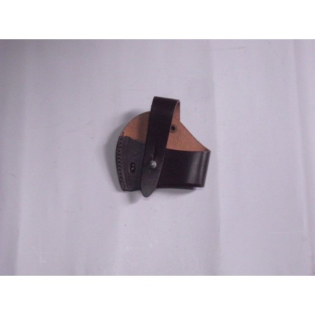 Fondina fodero in pelle per pistola 80x75mm.