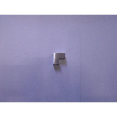 pomo in acciaio cromo satinato 24X24mm. F515-CM