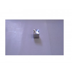 pomo in acciaio cromo satinato 20X20MM. F514-CM