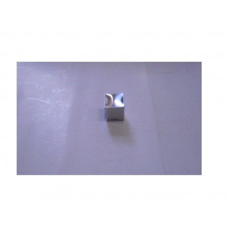 pomo in acciaio cromo satinato 20X20MM. F514-CM