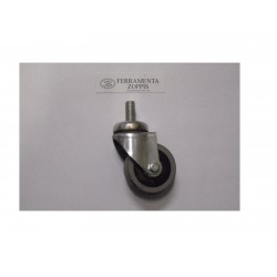 ruota in gomma grigia ruotante per mobile d.60 per.fil.12MAX25 17132