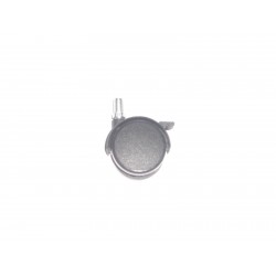 ruota in plastica nera ruotante mobile d.50 per.fil.10MAX15 c/freno 2727410