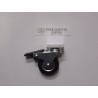ruota in gomma nera ruotante per mobile d.50 piastra 40x40 c/freno 2737037