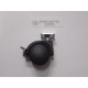 ruota in plastica nera ruotante per mobile d.50 piastra 35x35 c/freno 2727408