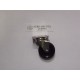 ruota in plastica nera ruotante per mobile d.50 47x37 piastra  2745090