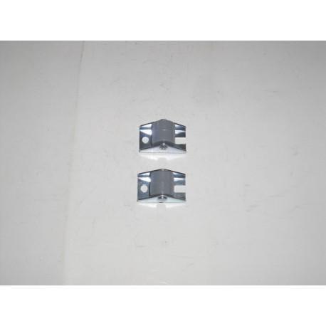 ruota 2pz. in nylon grigia fissa per mobile d.15 piastra 30x18 395519