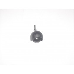 ruota plastica nera ruotante per mobile d.30 per.fil.6ma 068356710101