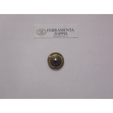 ruota sfera acciaio piastra ottone d.31 78530